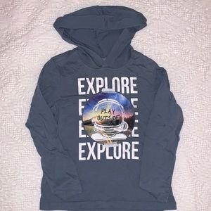 XS kids old navy hooded t